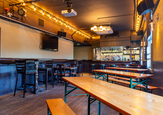 Function room tables at Station Sutton Coldfield