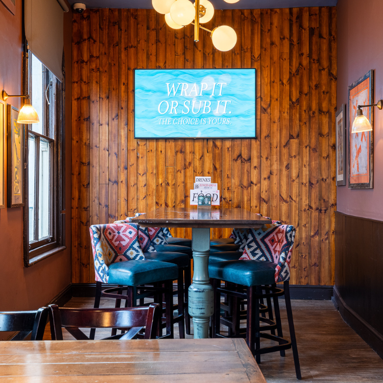 Private Hire Area at Faradays Nottingham