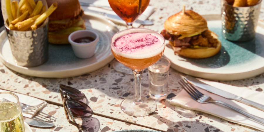 Sunglasses and cocktails