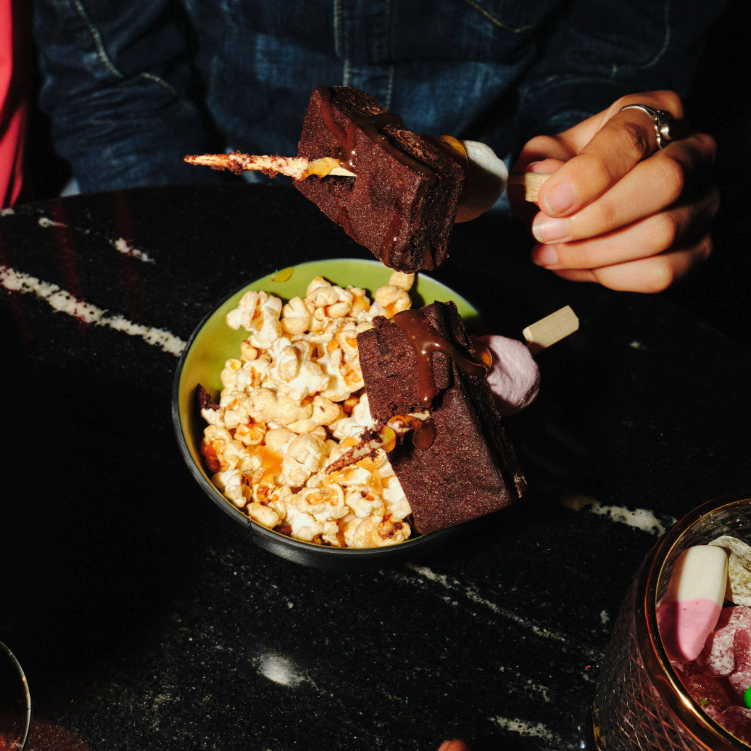 Double Chocolate Brownie & Marshmallows at Be At One Liverpool Street