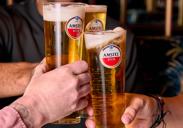 Pints of Amstel