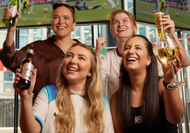 Group watching the World Cup 