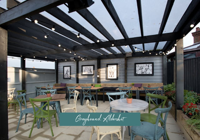 Pubs in Aldershot with beer garden