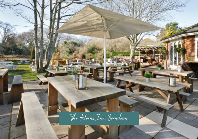 Pubs in Ferndown with beer garden