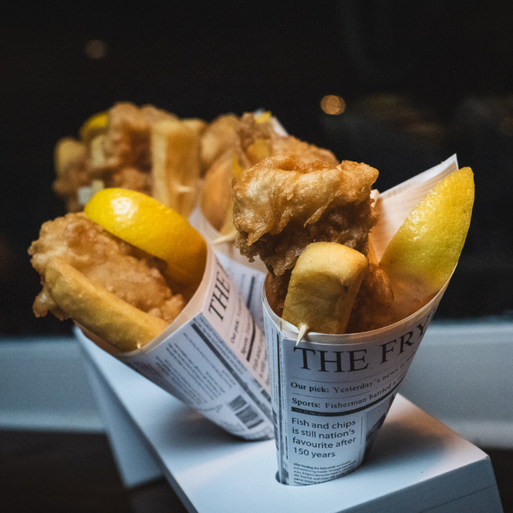 New Year's Eve food at Tattershall Castle Whitehall