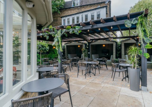 Beer Garden in Kentish Town Beer Garden in Kentish Town