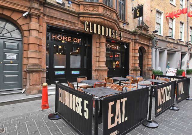 Sports Bar & Pub in Leicester Square | Clubhouse 5