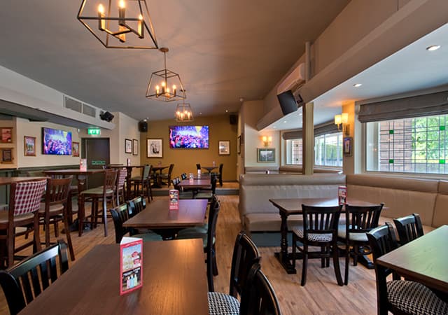 Inside of the Talisman pub