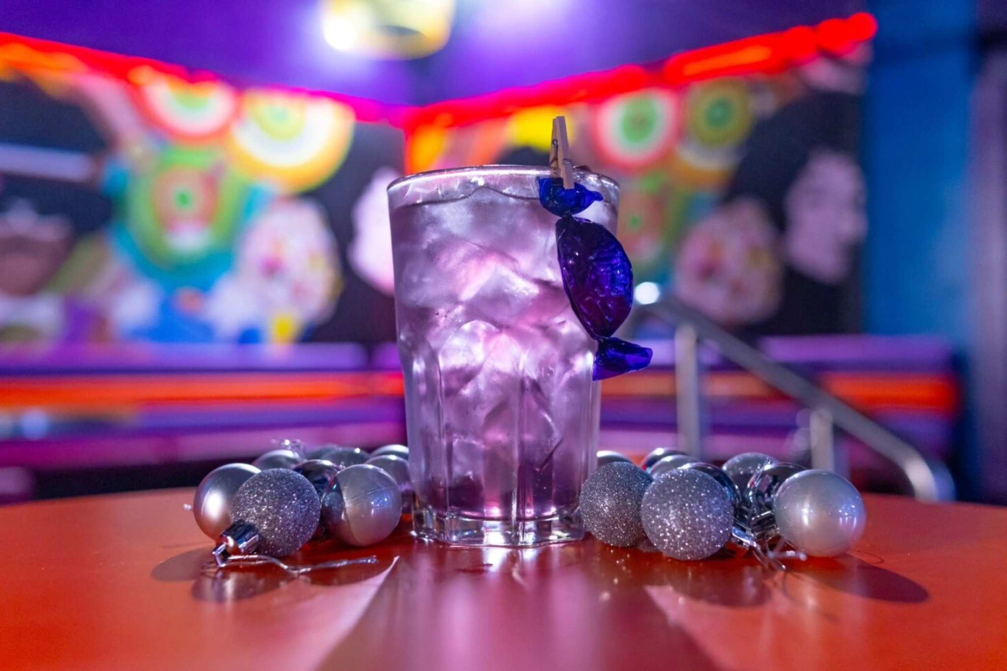 Christmas cocktail at Retro Bars