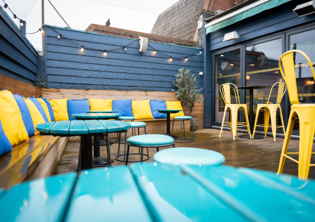 Be At One Chelmsford - Roof Terrace Outside Seating Be At One Chelmsford - Roof Terrace Outside Seating