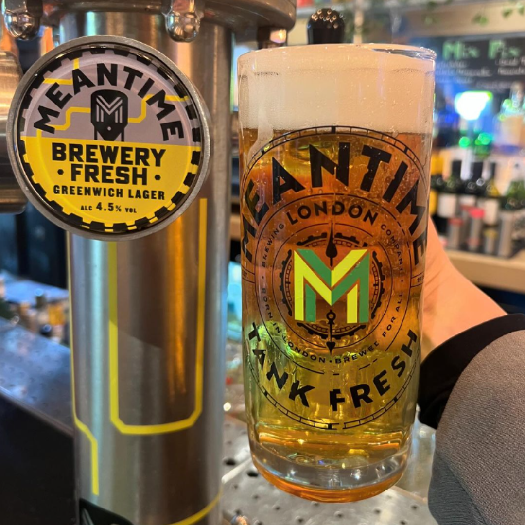 Pint of Meantime Beer