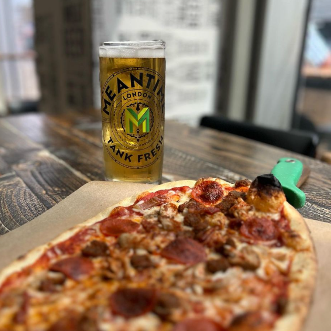 Pizza & A Pint of Meantine