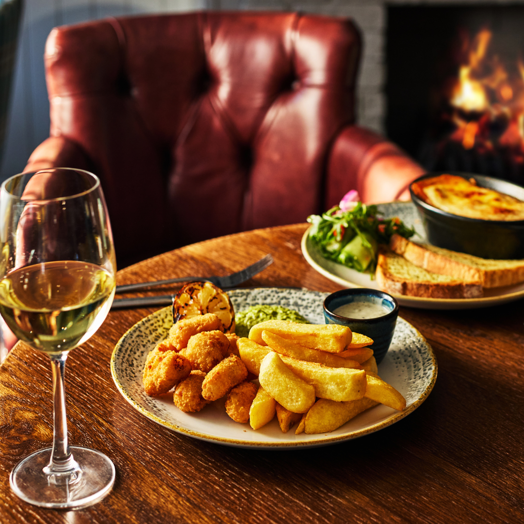 Dining in Westminster | Scampi and Chips