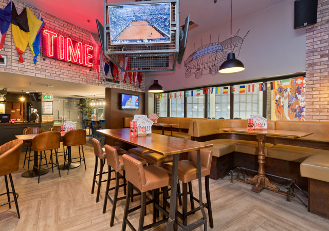 Private hire space with TVs