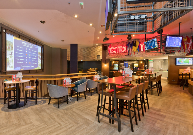 Upstairs private hire space