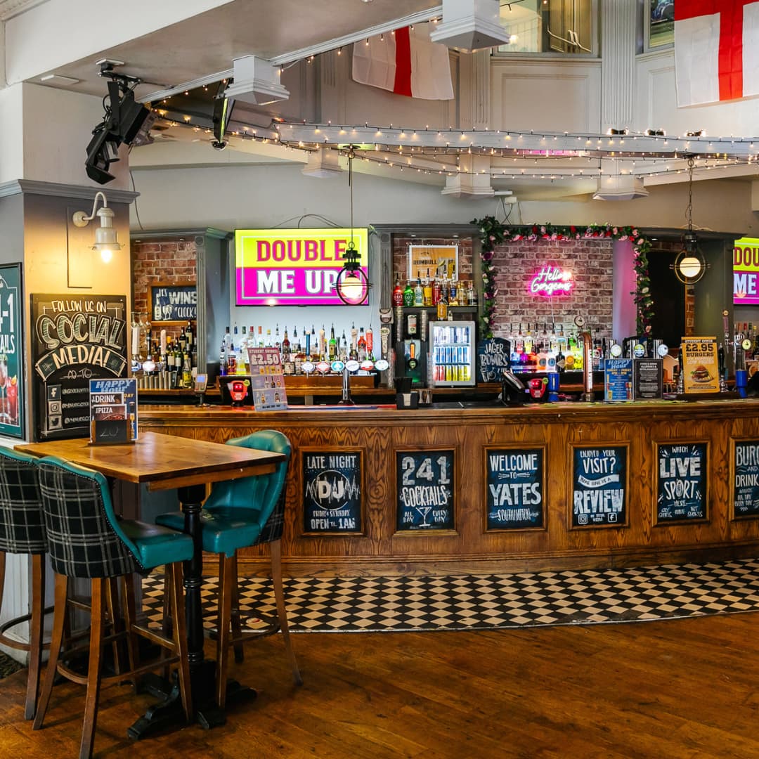 Private Hire at Yates Southampton