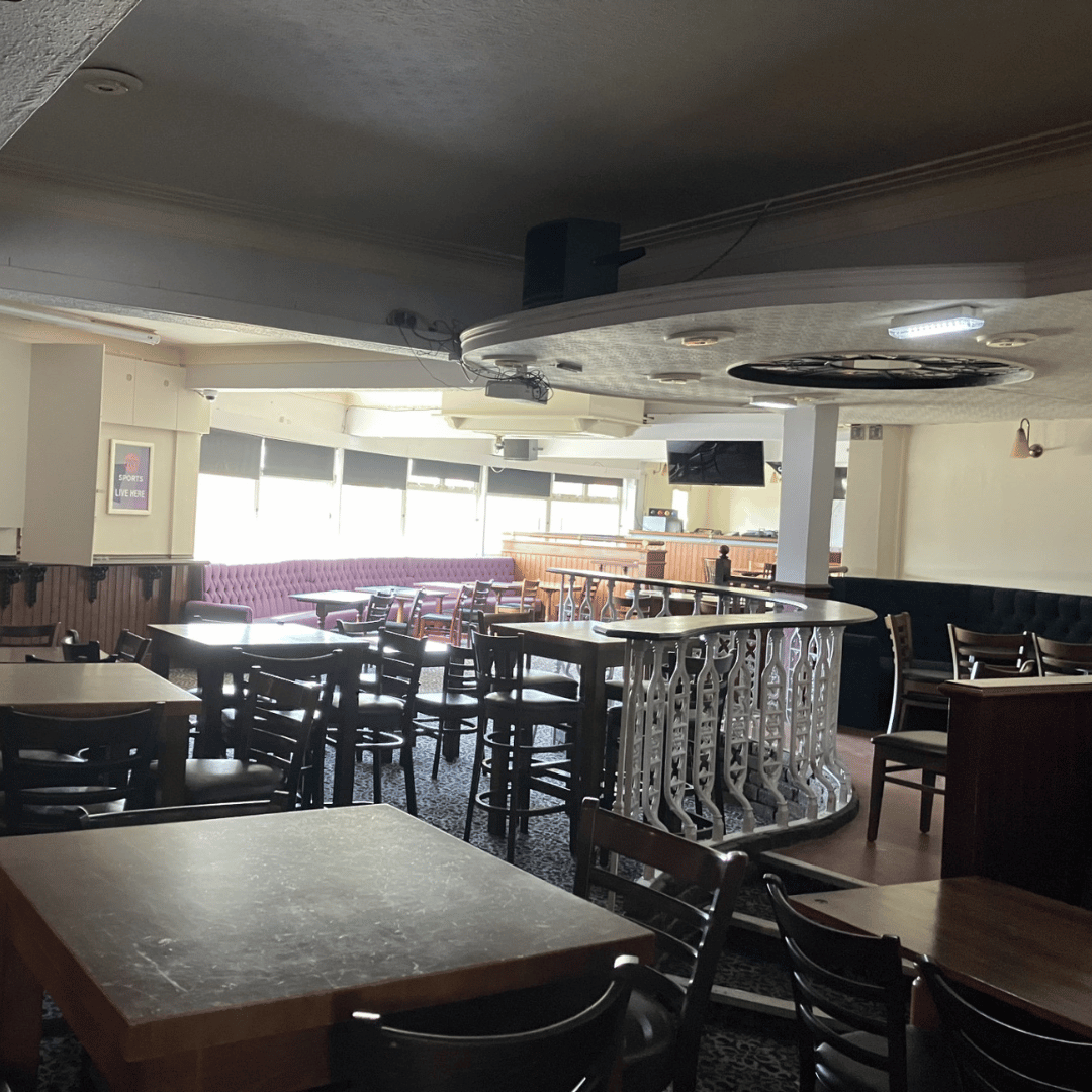 Seating in function room at Castle Hotel Blackpool