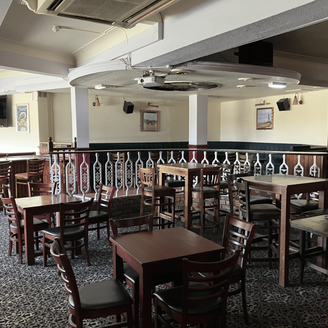 Seating area in function room at Castle Hotel Blackpool