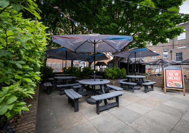 Photo of beer garden at Swan West Wickham