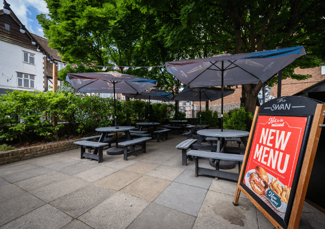 Photo of beer garden at Swan West Wickham