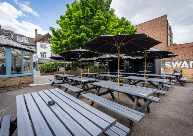 Photo of beer garden at Swan West Wickham