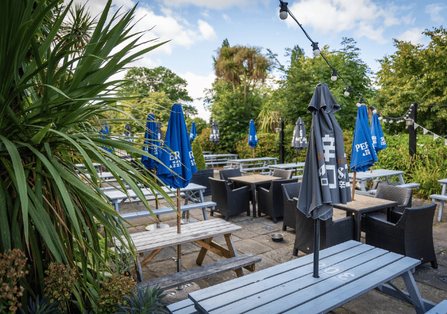 Photo of beer garden at Danson Stables Bexleyheath