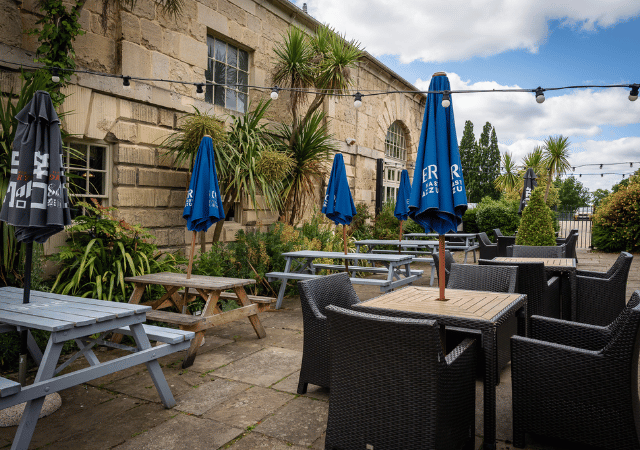 Photo of beer garden at Danson Stables Bexleyheath