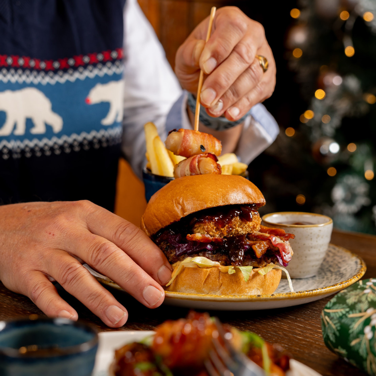 Christmas Food from Sample Menu at Heritage Pubs