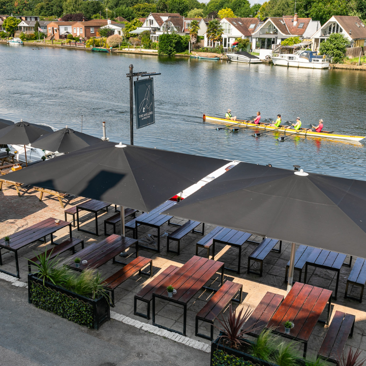 Beer Garden at The Anglers Walton On Thames Beer Garden at The Anglers Walton On Thames
