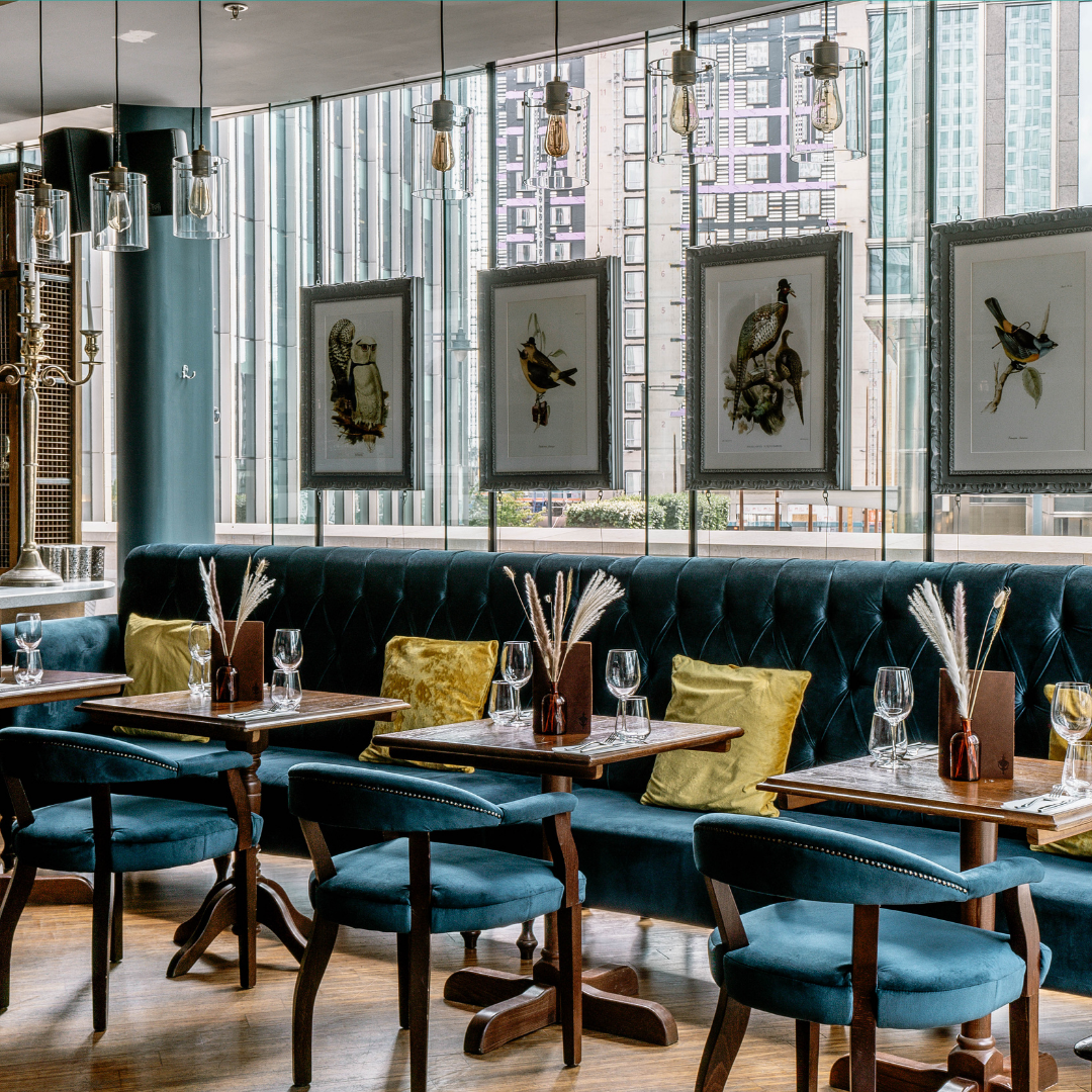 Chapter Collection tables and chairs