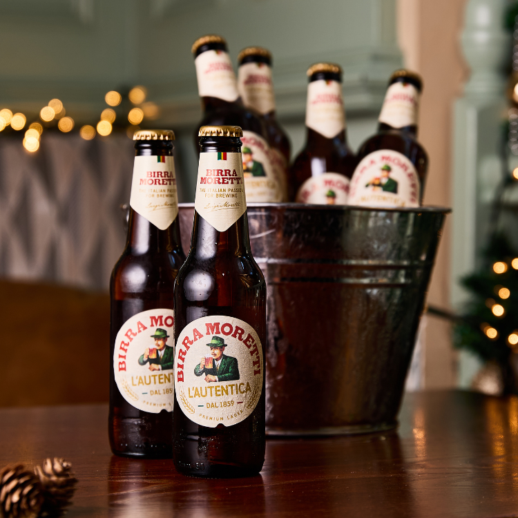 2 pints of Birra Moretti 2 pints of Birra Moretti
