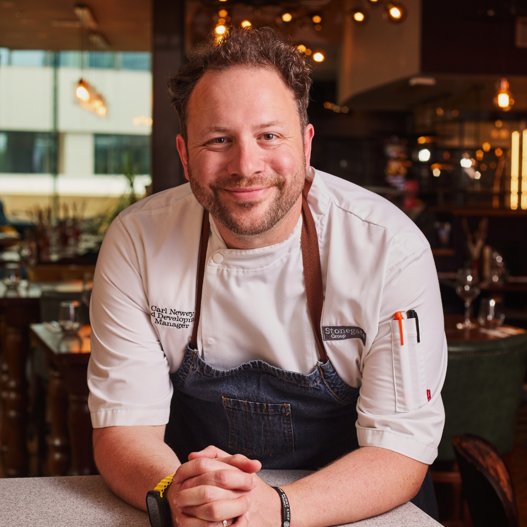 Food Development Manager Carl smiling at the camera.