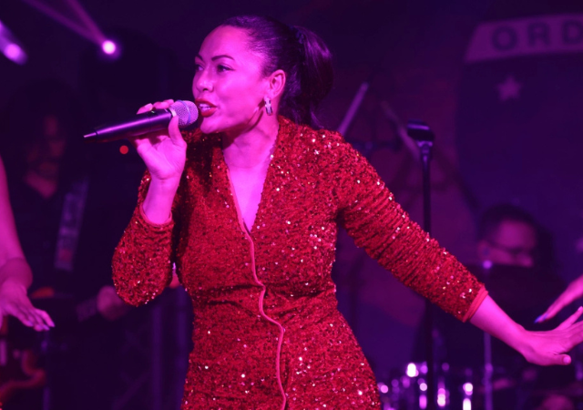 Singer at the Stonegate Superstars Ball