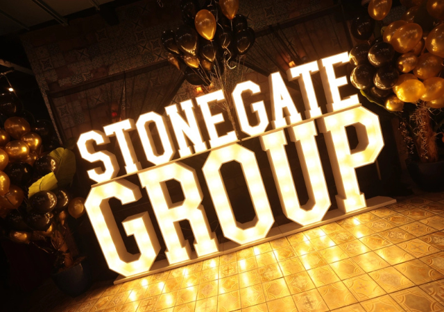 Stonegate Group light up sign