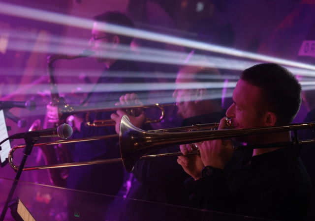 Band at the Stonegate Superstars Ball