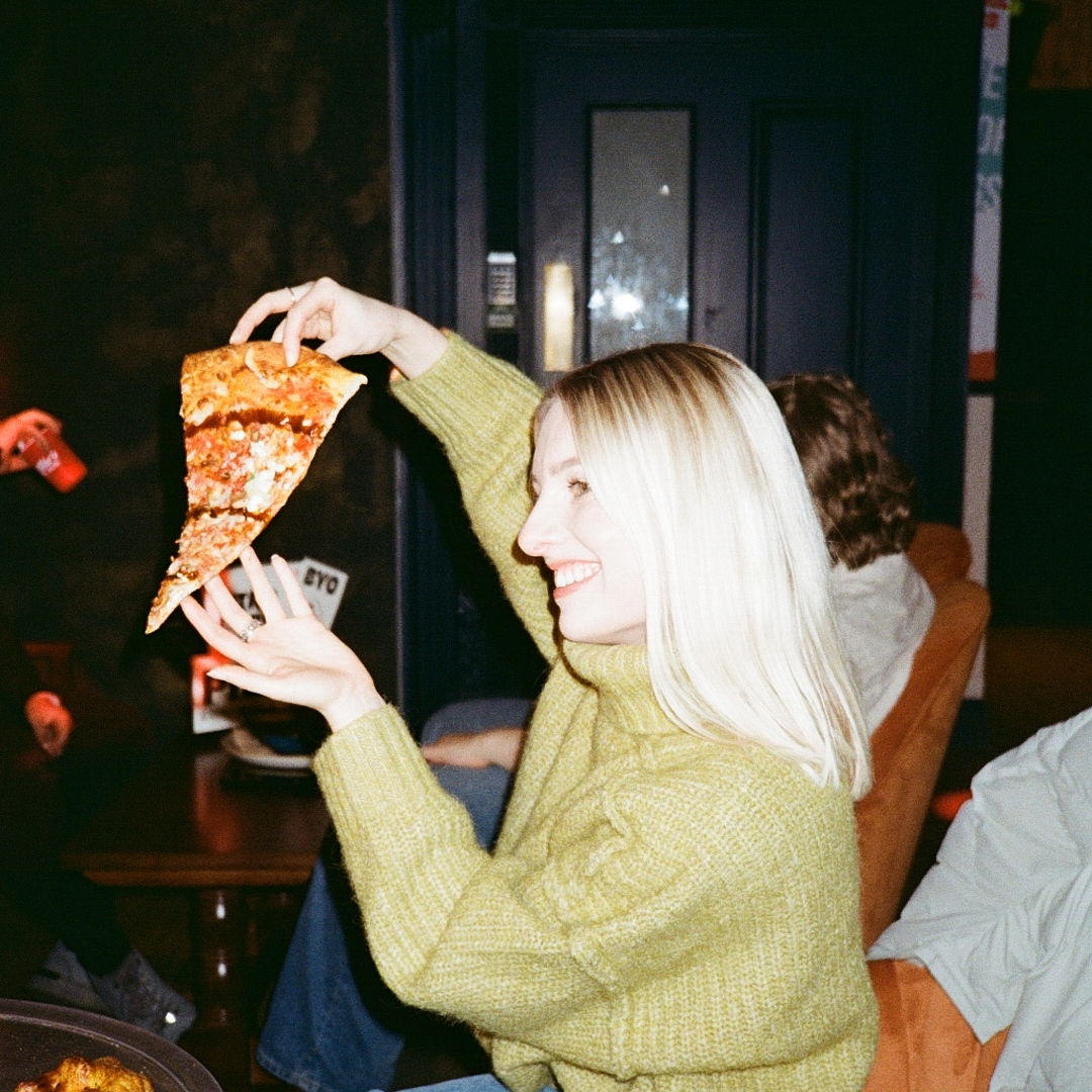 Rita's three quid slices