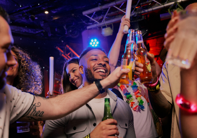 People dancing at Popworld & Zinc Weston Super Mare