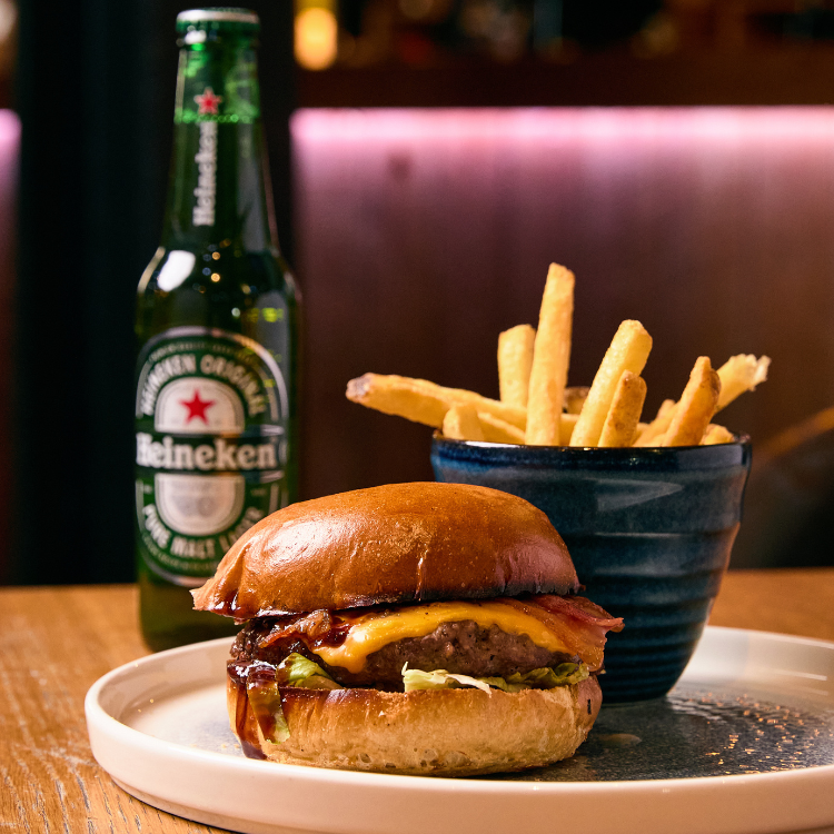 Burger & a Heineken