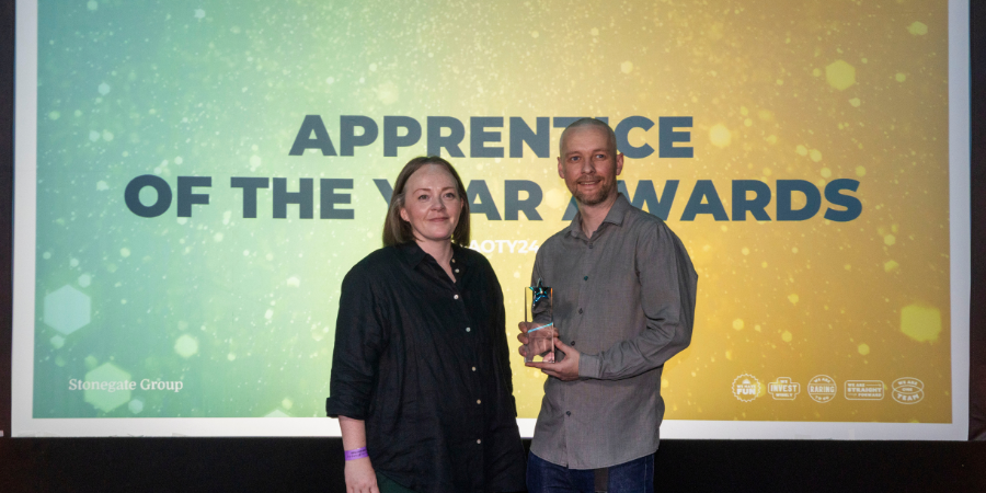Stonegate Group's Apprentice of the Year winner, David