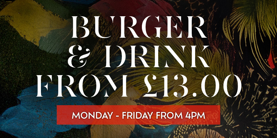 Burger & Drink from £13 at Charles Street Tap Brighton