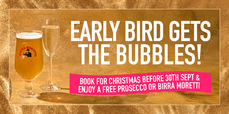 Early bird gets the bubbles