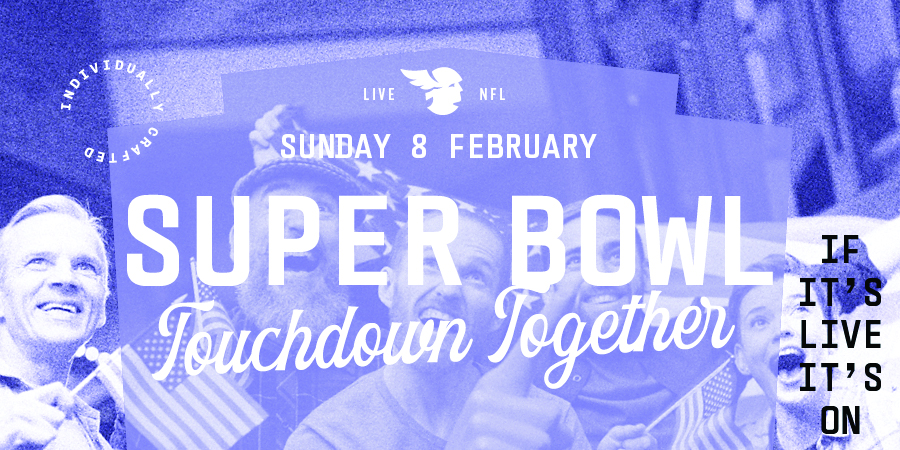 SUPER BOWL LIVE HERE