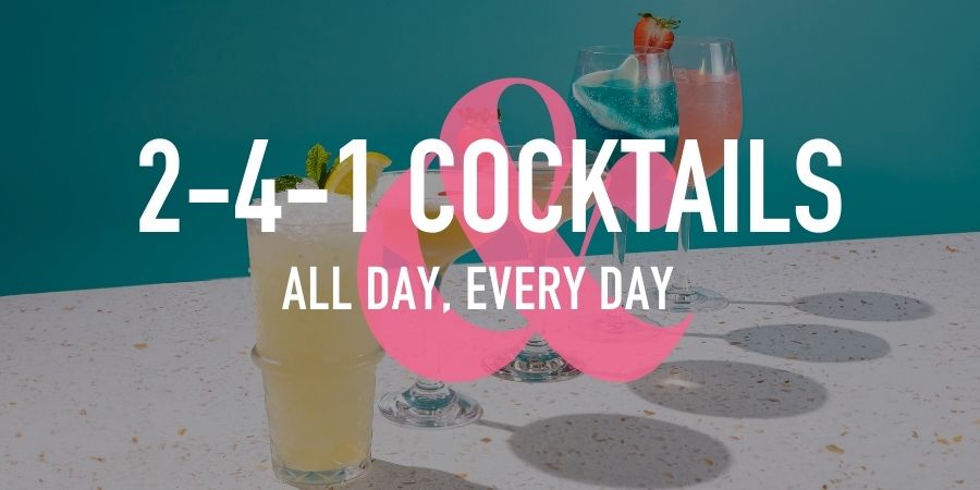 2-4-1 Cocktails at Slug & Lettuce