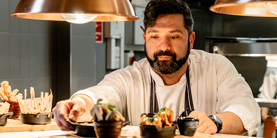 Chapter Collection Kitchen Manager plating up dishes