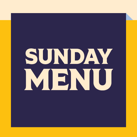 Sunday Menu