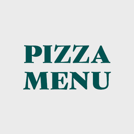Pizza Menu