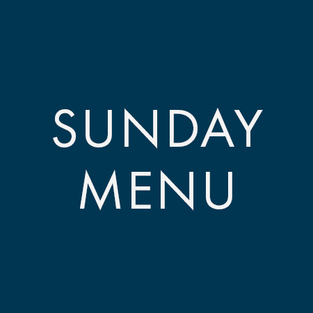 Sunday Menu
