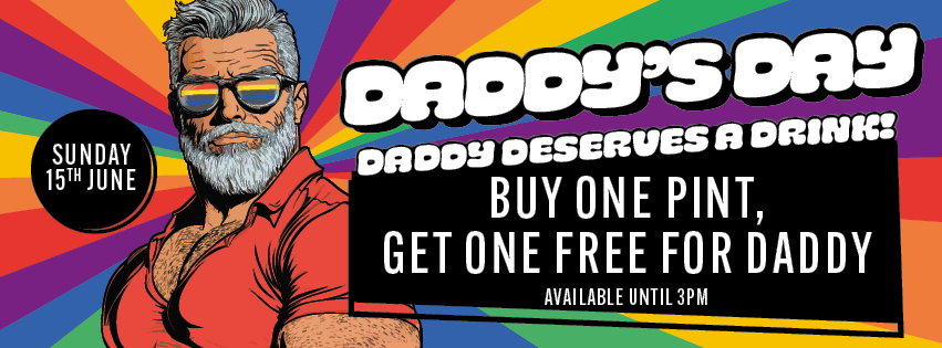 Buy one pint, get one free for daddy