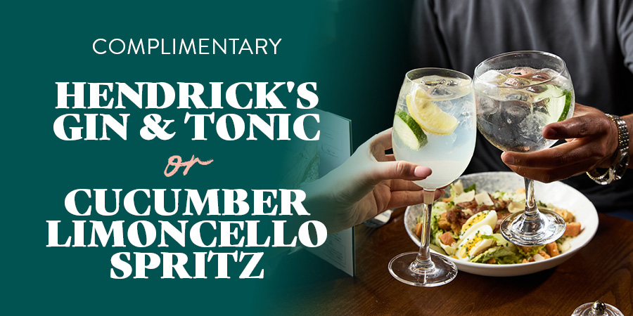 Complimentary Spritz at The Waterside Inn Ware