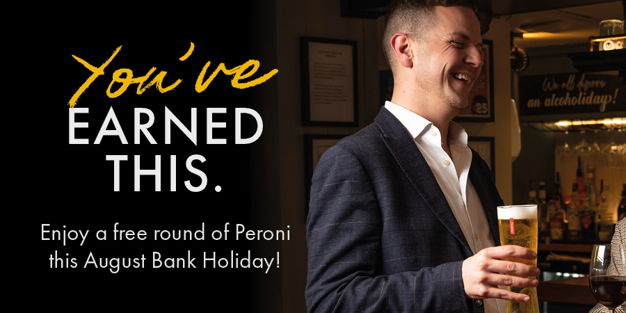 Free Peroni at Pubsmiths